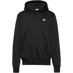 Nike Club Hoodie Herren black-black-white