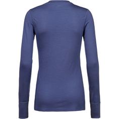 Rückansicht von Odlo Merino 200 Funktionsshirt Damen skipper blue