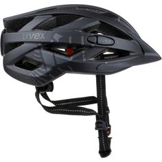 Rückansicht von Uvex city i-vo Fahrradhelm all black matt