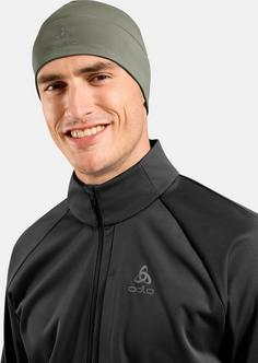 Rückansicht von Odlo POLYKNIT WARM ECO Langlaufmütze shadow