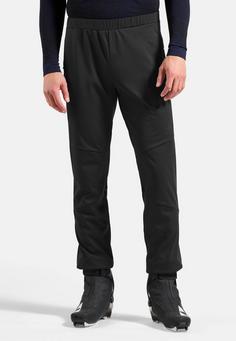 Rückansicht von Odlo ESSENTIAL WARM Langlaufhose Herren black