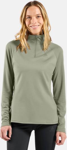 Rückansicht von Odlo ESSENTIAL CERAMIWARM Funktionsshirt Damen shadow