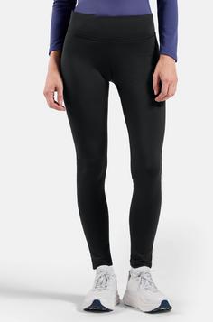 Rückansicht von Odlo ESSENTIAL WARM Lauftights Damen black