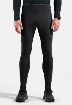 Rückansicht von Odlo ESSENTIAL WARM Lauftights Herren black