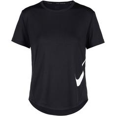 Nike Tempo Swoosh Funktionsshirt Damen black-white