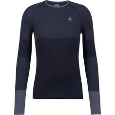 Rückansicht von Odlo FUNDAMENTALS PERFORMANCE WARM Wäscheset Herren dark sapphire