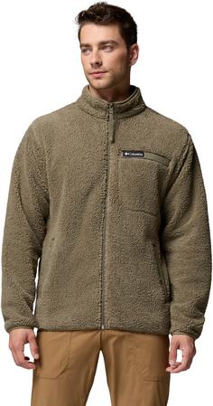Rückansicht von Columbia Rugged Ridge Fleecejacke Herren stone green
