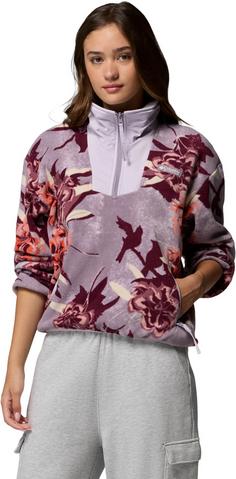 Rückansicht von Columbia Sequoia Grove Fleeceshirt Damen shale purple blossoming