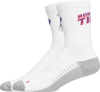 ASICS PERFORMANCE RUN Socken - brilliant white-flash red-edo purple
