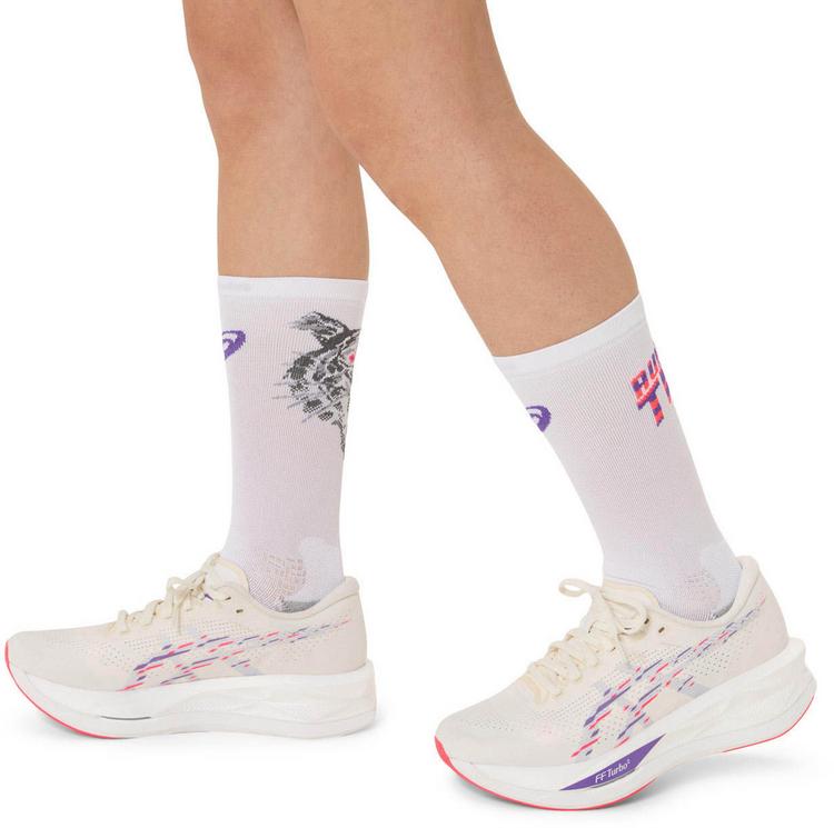 ASICS ASICS PERFORMANCE RUN Socken - brilliant white-flash red-edo purple - 3 | SportScheck