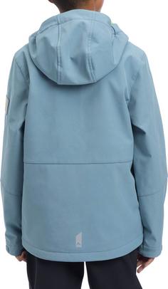 Rückansicht von McKinley Abe Softshelljacke Kinder blue smoke
