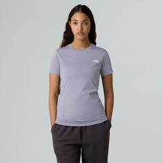 Rückansicht von The North Face SIMPLE DOME T-Shirt Damen twilight galaxy