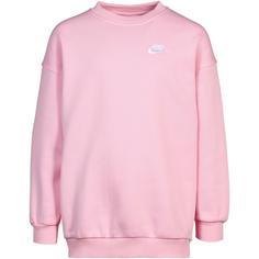 Nike Club Fleece Sweatshirt Kinder med soft pink-med soft pink-white
