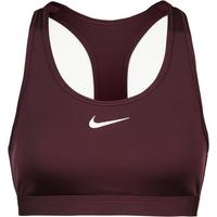 Nike SWSH MED SPT BH Damen - burgundy crush-white