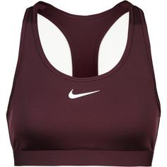 Nike SWSH MED SPT Sport-BH Damen burgundy crush-white
