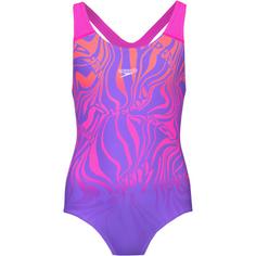 SPEEDO DIGITAL PLACEMENT Badeanzug Kinder indigo glow