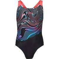 SPEEDO PLMT POWERBACK Badeanzug M&auml;dchen - neon coral