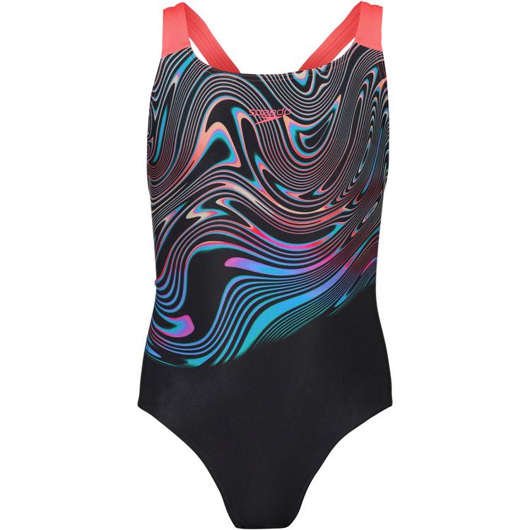 SPEEDO SPEEDO PLMT POWERBACK Badeanzug M&auml;dchen - neon coral - 0 | SportScheck