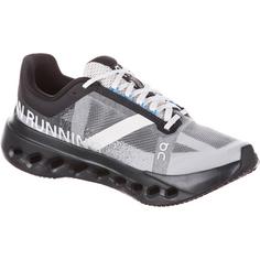 Rückansicht von On Cloudsurfer Next Laufschuhe Damen black-dew