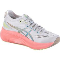 Rückansicht von ASICS GEL-KAYANO 31 Laufschuhe Damen birch-energy aqua