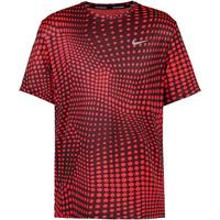 Nike Miler Funktionsshirt Herren - burgundy crush-reflective silv