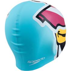 Rückansicht von SPEEDO LTS CHARACTER Badekappe Kinder chima kira azure