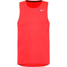 Nike MILER Funktionstank Herren bright crimson-reflective silv
