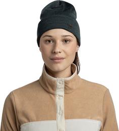 Rückansicht von BUFF Merino Heavyweight Beanie solid forest