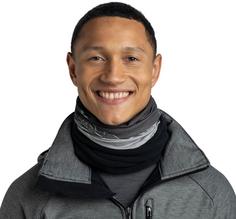 Rückansicht von BUFF Polar Multifunktionstuch unal grey