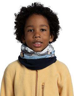 Rückansicht von BUFF Polar Multifunktionstuch Kinder teyt blue