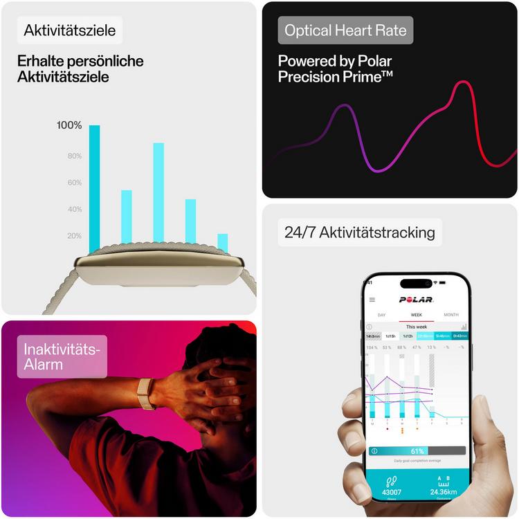 Polar Polar Loop Sportuhr - gld-sand - 2 | SportScheck