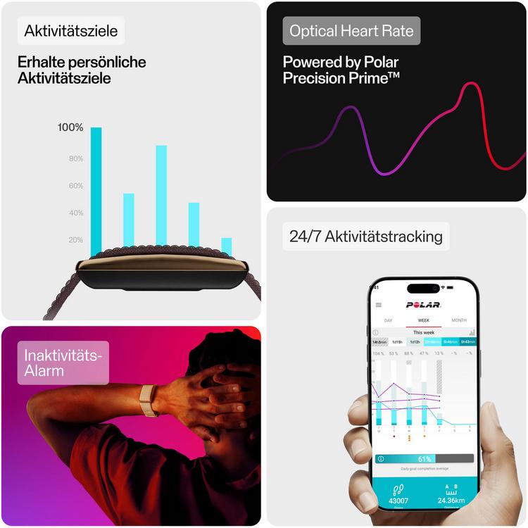 Polar Polar Loop Sportuhr - cop-brn - 2 | SportScheck