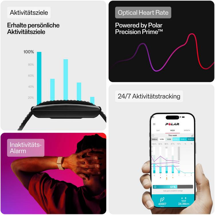 Polar Polar Loop Sportuhr - blk-blk - 2 | SportScheck