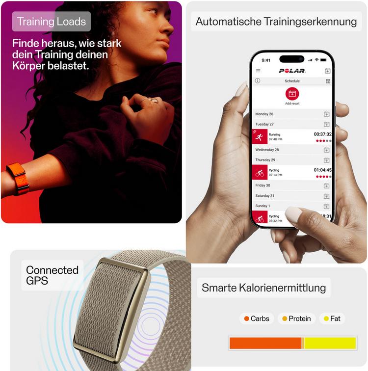 Polar Polar Loop Sportuhr - gld-sand - 4 | SportScheck