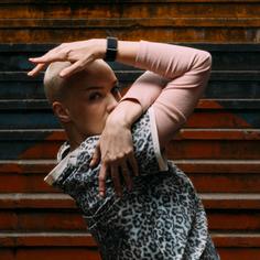 Rückansicht von Polar Loop Sportuhr blk-blk