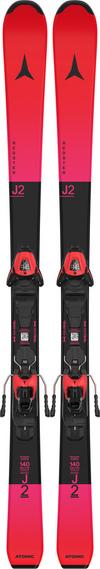 ATOMIC REDSTER J2 130-150 + L 6 GW Carving Ski Kinder - red tension - black