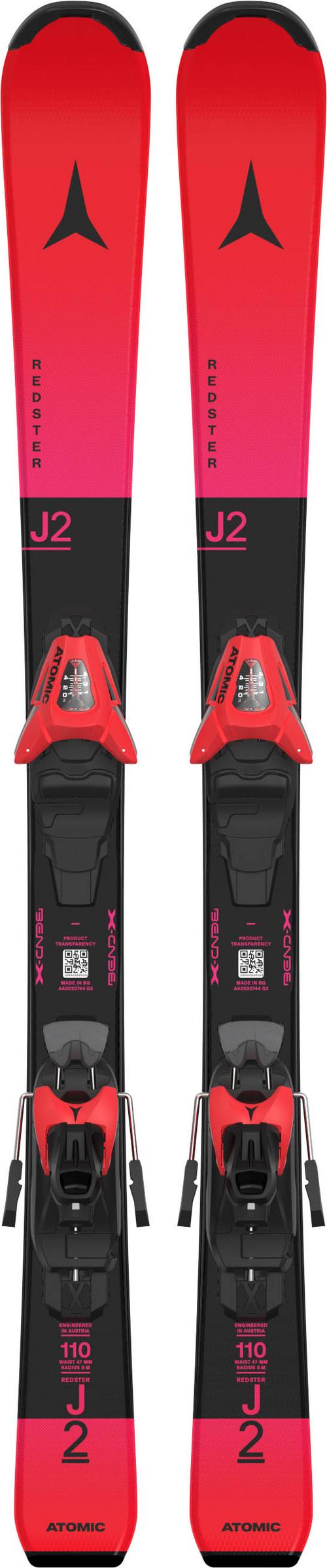 ATOMIC REDSTER J2 100-120 + C 5 GW Carving Ski Kinder