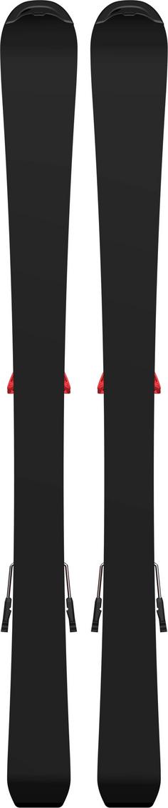 Rückansicht von ATOMIC REDSTER J2 100-120 + C 5 GW Carving Ski Kinder red tension black