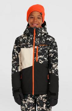 Rückansicht von O'NEILL FWC' CRUZ Snowboardjacke Kinder black-beige quarry