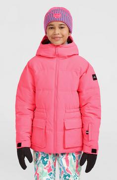 Rückansicht von O'NEILL FWC' CRUZ Snowboardjacke Kinder skater pink