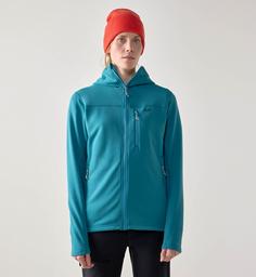 Rückansicht von Haglöfs Rosson Fleecejacke Damen mountain teal
