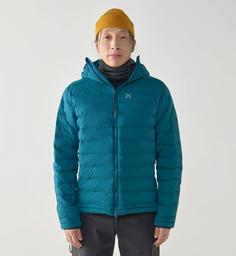 Rückansicht von Haglöfs Spitz Daunenjacke Herren deep teal