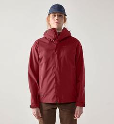 Rückansicht von Haglöfs Breeze Proof Hardshelljacke Damen carmine red