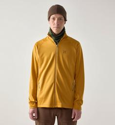 Rückansicht von Haglöfs Korp Fleecejacke Herren clay yellow