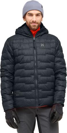 Rückansicht von Haglöfs ROC Flash Daunenjacke Herren true black