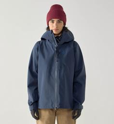 Rückansicht von Haglöfs Front Proof II Hardshelljacke Damen tarn blue