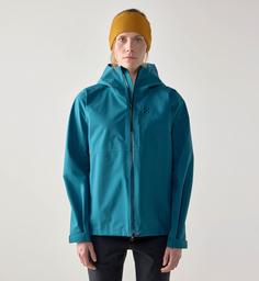 Rückansicht von Haglöfs Front Proof II Hardshelljacke Damen deep teal