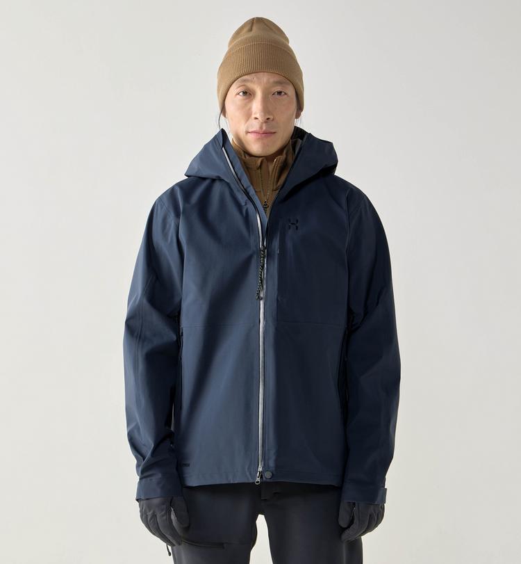 Hagl&ouml;fs Hagl&ouml;fs Front Proof II Hardshelljacke Herren - tarn blue - 0 | SportScheck