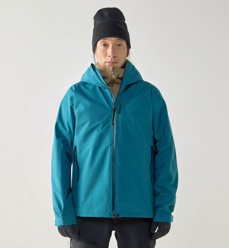Hagl&ouml;fs Hagl&ouml;fs Front Proof II Hardshelljacke Herren - deep teal - 0 | SportScheck
