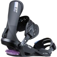 Rückansicht von Nitro Snowboards FATE 26 Snowboardbindung Damen ultra black